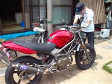 休みの日はバイクを弄って遊ぼう！