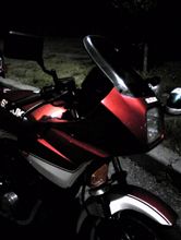 GSX400FWで夜走り＆夜磨き