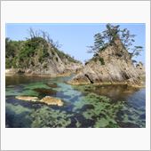 浦富海岸にて②