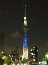 東京スカイツリー　七夕ライトアップ