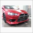 ランサー バリス　VARIS　エアロパーツ　塗装取付　愛知県豊田市　倉地塗装　ＫＲＣ