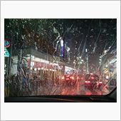 すっげ～雨だった(￣□||| ...