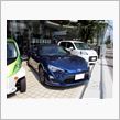 信号待ちで、、、見かけた　濃紺色　のBRZ　　　　なかなかGOOD　でした。