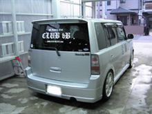 bB エアロパーツ　塗装・取付　愛知県豊田市　倉地塗装　ＫＲＣ