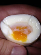 簡単そうで難しい半熟玉子...