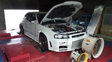 ☆　ＣＲＵＩＳＥ ＥＮＲ３４ Ｒ３５エアフロにてセッティング中　☆