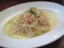 今日のランチは、「シュリンプ＆オイスターバー」海老のクリームラグーソース 980円