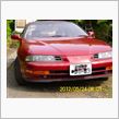 いわゆる　過去所有の車　　　ホンダ　プレリュード(ワインレッド)