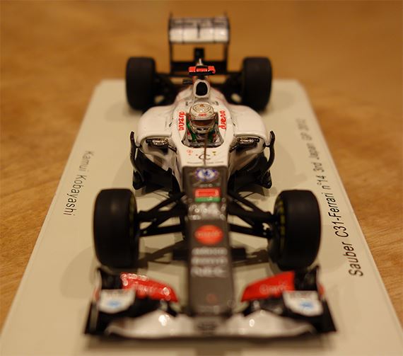 F1】【グッズ】Spark Sauber C31 #14 Kamui Kobayashi 3rd Japan