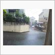すっごい雷雨でした～