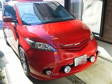 暑いのに洗車
