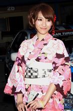 D1GP2013 in エビス グッドイヤーエンジェル 渡辺順子さん パート２（浴衣）