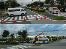 街宣車撤去中