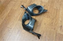 レクサス新型IS250/350/Ｆ用ドライカーボンフォグランプカバーサンプル完成