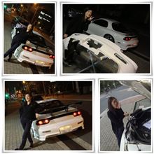 別嬪さんなRX7（FD3）のリアバンを交換