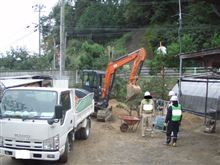 除染作業中・・・