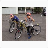 子供達の自転車...