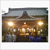 地元のお祭りの宮出しに行って ...