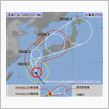 台風２４号　ジャパンツアーですね～（＞＿＜）