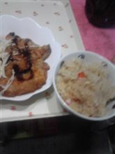秋の炊き込みご飯(^o^)b