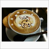 久しぶりのデザインカプチーノ