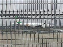 キティちゃん飛行機だ!!