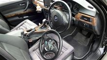 ステアリングもらって牡蠣小屋視察w