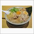 今日のディナーは、「丸源」肉そば、大盛、肉ダブル、半熟煮玉子