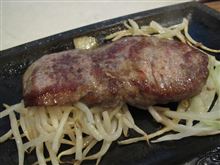 今日のディナーは、「那須小川ゴルフクラブ」ステーキセット？