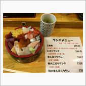 寿司ランチと南樽市場