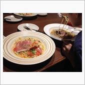 昼はパスタ&amp;ピッツァ...