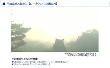 晴れてきたので昇仙峡にでも行こうかとライブカメラを見ていたら・・・