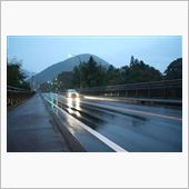 雨の紅葉ドライブ