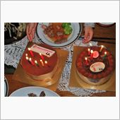 息子と婿殿 合同誕生会