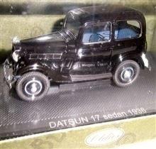 1/43エブロのダットサン17セダン(1938)です♪ 1/43エブロのダットサン17セダン(1938)です♪