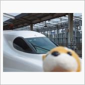 まだ珍しい新幹線だよ！