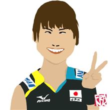 全日本女子の主将は今季からサオリン、…って言うらしい（^ ^;