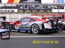 ２０１３．スーパーGT　最終戦!!　　　　ツインリンクもてぎ　　　GT500マシン。