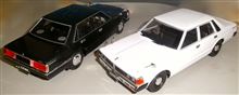 1/24アオシマの430セドグロセダン2台完成(ディテールアップ仕様)です♪ 1/24アオシマの430セドグロセダン2台完成(ディテールアップ仕様)です♪