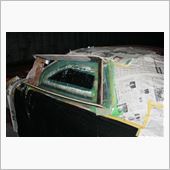 ＦＲＰドアの外側窓枠雌型作り