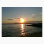 綺麗な夕日を眺めた後は・・・