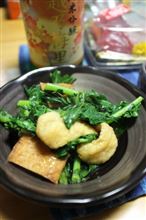 大根の葉を