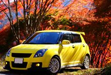 スイスポで行く晩秋の林道ドライブ