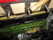 ウェーバーに換装　脱線作業 ② エンジンペイントとファンＳＷ 