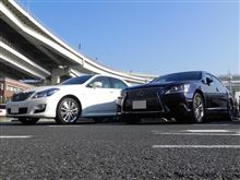 Crown Hybrid(GWS204) vs Lexus LS600hL！大黒オフ①