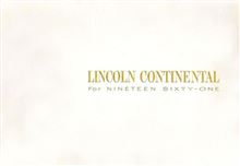 Lincoln Continental 1961 Lincoln Continental 1961