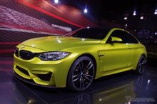 東京モーターショーで発表される、、BMW　M4　クーペ