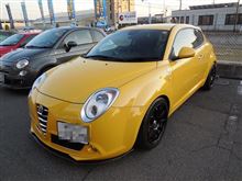 モディファイ..色々　アルファMITO　タイヤホイルにサスペンション＋マフラー