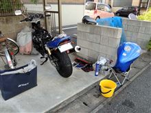 スーパーフォアの車検準備メンテ