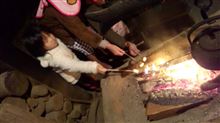 マシュマロ焼きの温泉に～♪